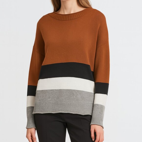 Saukole Striped Colorblock Sweater‎ XL - Picture 1 of 10